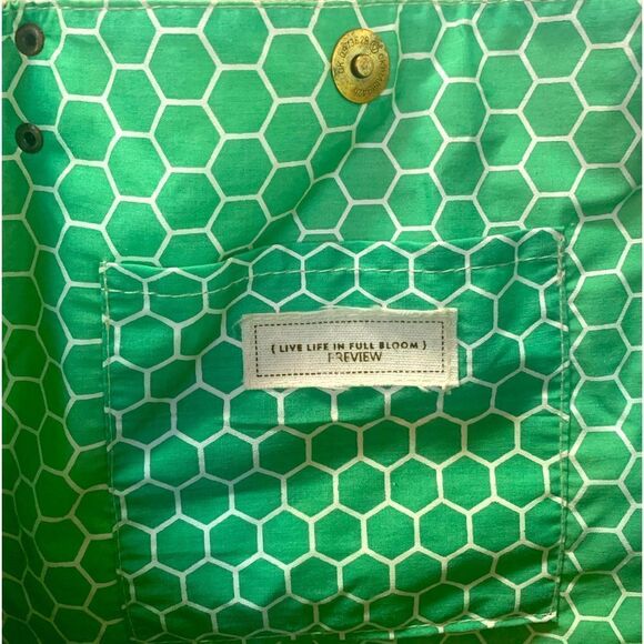 Grasshopper Wicker Bottom Tote - Picture 2 of 2